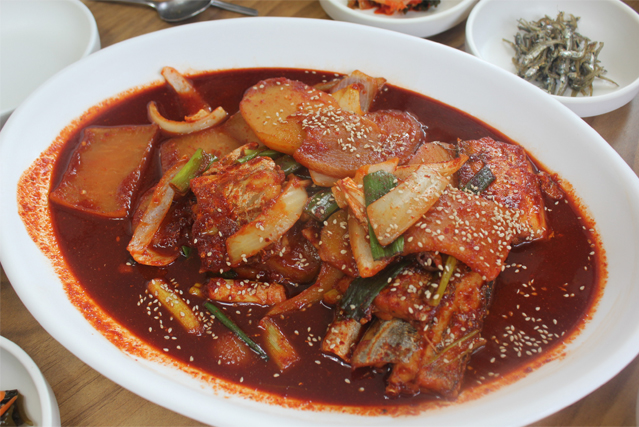 독개물항갈치조림